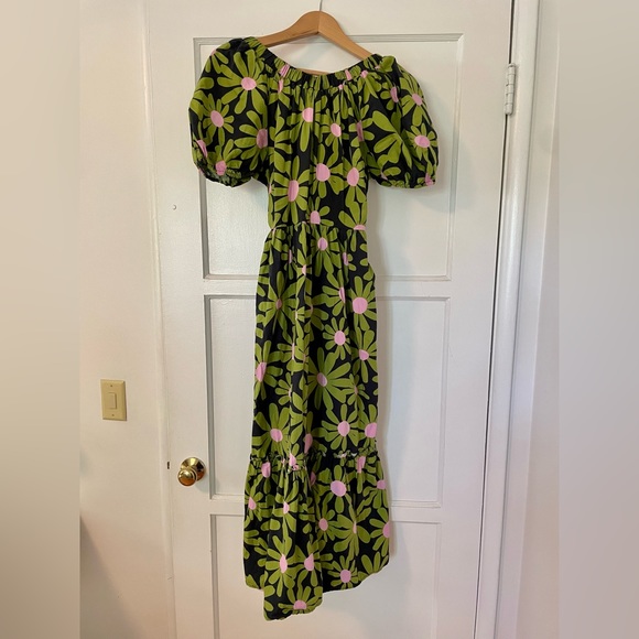 Topshop Cotton Floral Maxi Dress - size 6US - Picture 3 of 8